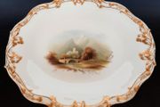 Early English Transferware Porcelain Serving Platter