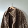 Fab Oska Brown Tweed Coat Sz 3 bb Image 4