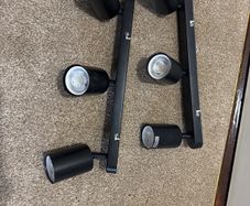 Adjustable ceiling spotlight