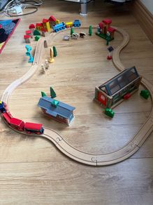 wooden train