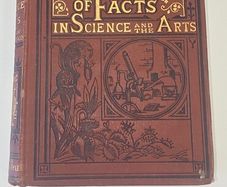 Antique Victorian Book, The Year-Book of Facts in Science and the Arts, 1876