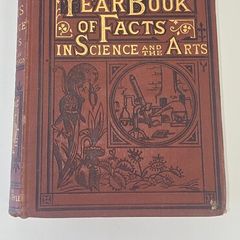 Antique Victorian Book, The Year-Book of Facts in Science and the Arts, 1876