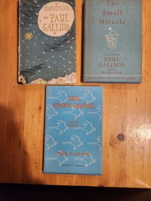 Paul Gallico Books.the Snow  Goose, The Small Miracle, And Snowflake.2 First  Editions. All Hardback Complete With Dustjacket In Good Condition.35
