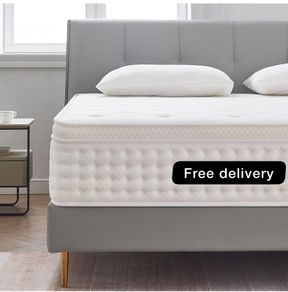 King Size Mattress,10.2 INCH Hybrid Memory Foam and Individually Pocket Spring