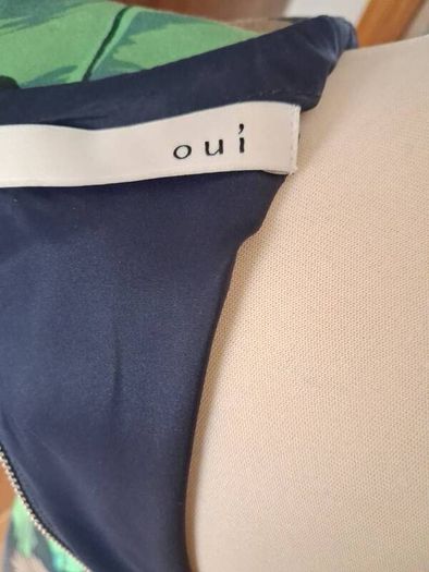 Stunning Heavy Cotton Dress by Oui Size 12