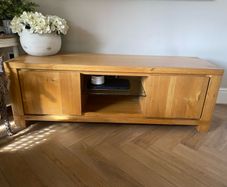 Solid Oak TV cabinet
