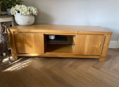 Solid Oak TV cabinet