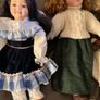 5 porcelain dolls with extra clothing perfect condition Image 2