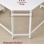 L-Shaped Computer Desk, 138 x 138 x 76 cm, Corner Desk with 2 Shelves, Space Saving Office Table, Gaming, Home Office, Easy Assembly, Image 6