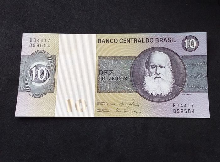 Banco Central Do Brasil : 10 Cruzeiros Banknote , 1970 - 1980