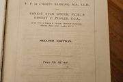 Mercantile Law, written by D. F. de l'Hoste Ranking, Ernest Evan Spicer, and Ernest C. Pegler, and published in London by H. Foulks Lynch &amp; Co. in 1917. Second edition hardback in fair condition.  See photos for same