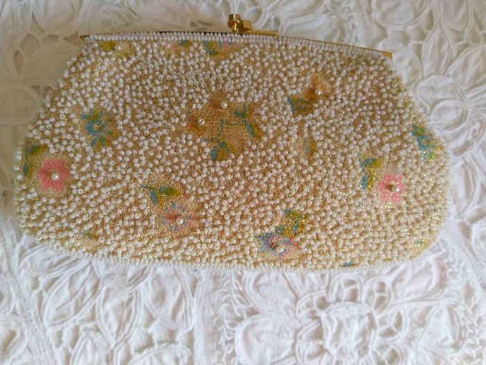 Vintage Beaded Clutch