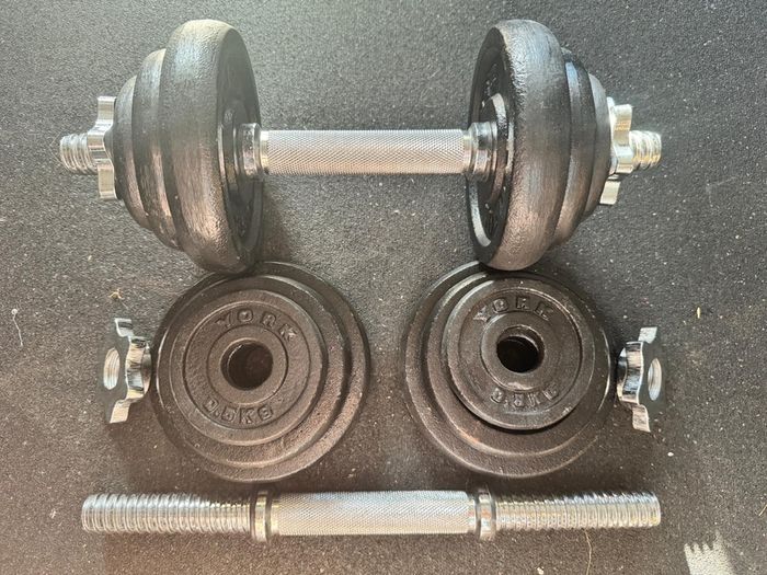 10KG Adjustable Dumbbells Pair - 20KG Total Weight