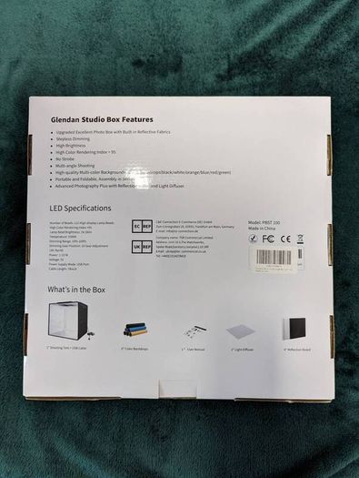 Glendan - Portable Photo Studio Shooting Tent (12 x 12 Inch)