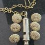 An Early Garda Siochana Whistle And Set Of 7 Buttons Image 2