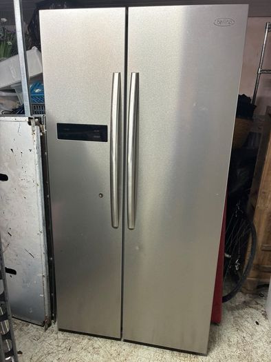 Belling American-Style Side-by-Side Fridge Freezer - Stainless Steel