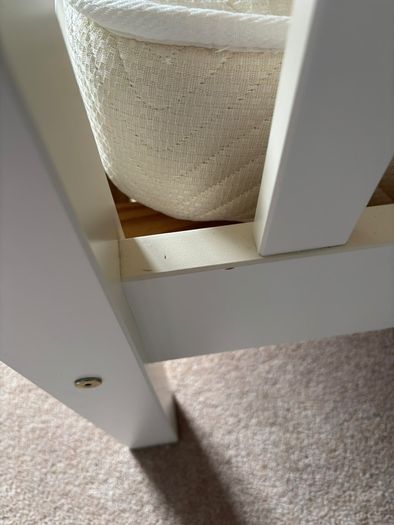 Single White Bunk beds