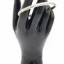 Studded Edge Sterling Silver Bangle Image 9
