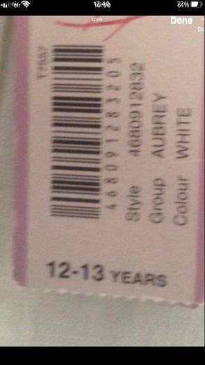 Girls new 3/4 length age 12/13