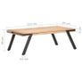 Coffee Table 114x65x40 cm Solid Mango Wood Image 6