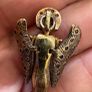 vintage 9ct Angel pendant with dimonds (9.65g) Image 2