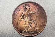 UK Penny, 1914 - George V