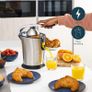 Stainless Steel Citrus Juicer Master Juicer - Professional Lever Arm, 160 Watt Motor, Universal Citrus Attachment, Flow Stop Function, 201851 Image 2