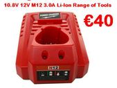 12V Charger For Milwaukee Range of Tools
