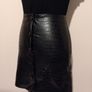 Faux Leather Black Skirt Image 6