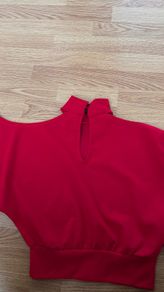red blouse