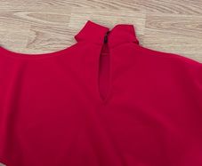 red blouse