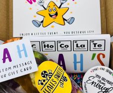 Good luck Or well done Sweet Box
