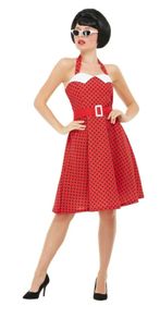 Fancy Dress Polka Dot 1950s Rockabilly Costume