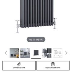 Milano Windsor Grey radiator