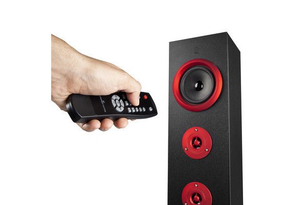 Bluetooth Remote Control Tower Home Speaker System - 60W RMS - USB MP3 microSD Card Input