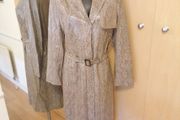 Women's Coat River Island Trench Faux Leather Size 16