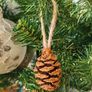 Natural Pinecone Christmas Decorations Image 5