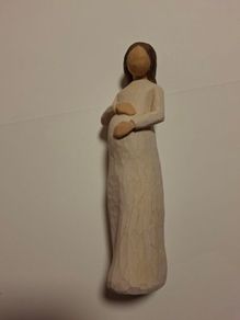 Willow Tree - Cherish - A Pregnant Lady  Figurine  8" = 20cm