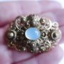 Antique Victorian Brooch with  Cabochon Stone Image 5