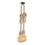 New Vintage E27 Jute rope lamp holder ceiling light 2 metre Image 5