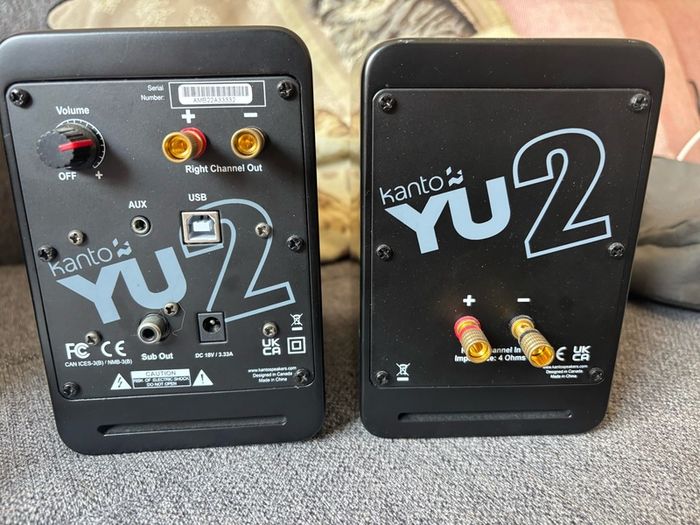 Premium Desktop Audio System Kanto YU2 + Edifier T5 + Kanto Stands
