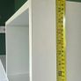 White Multi-Function Desk with Pull-Out Extension & Shelving Image 9