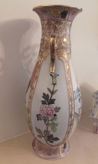 Nippon Hand Painted Vase