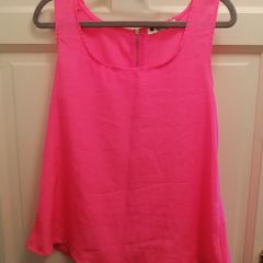 Pink tank top size 12