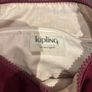 Kipling Arto Burgundy- Maroon Shoulder - Crossbody Bag with metallic monkey / keyring Image 9