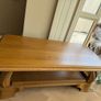 Hardwood Oak Sofa Seat + Coffee Table Image 3