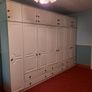 Large fitted bedroom wardrobe set with matching chest of drawers Image 3