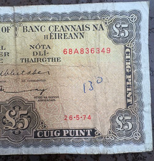 Lady Lavery Five Pound Note