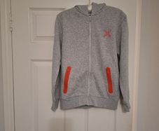 Kenzo grey & orange zip up hoodie 12 yrs old