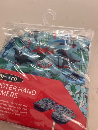 New micro scooter hand warmers
